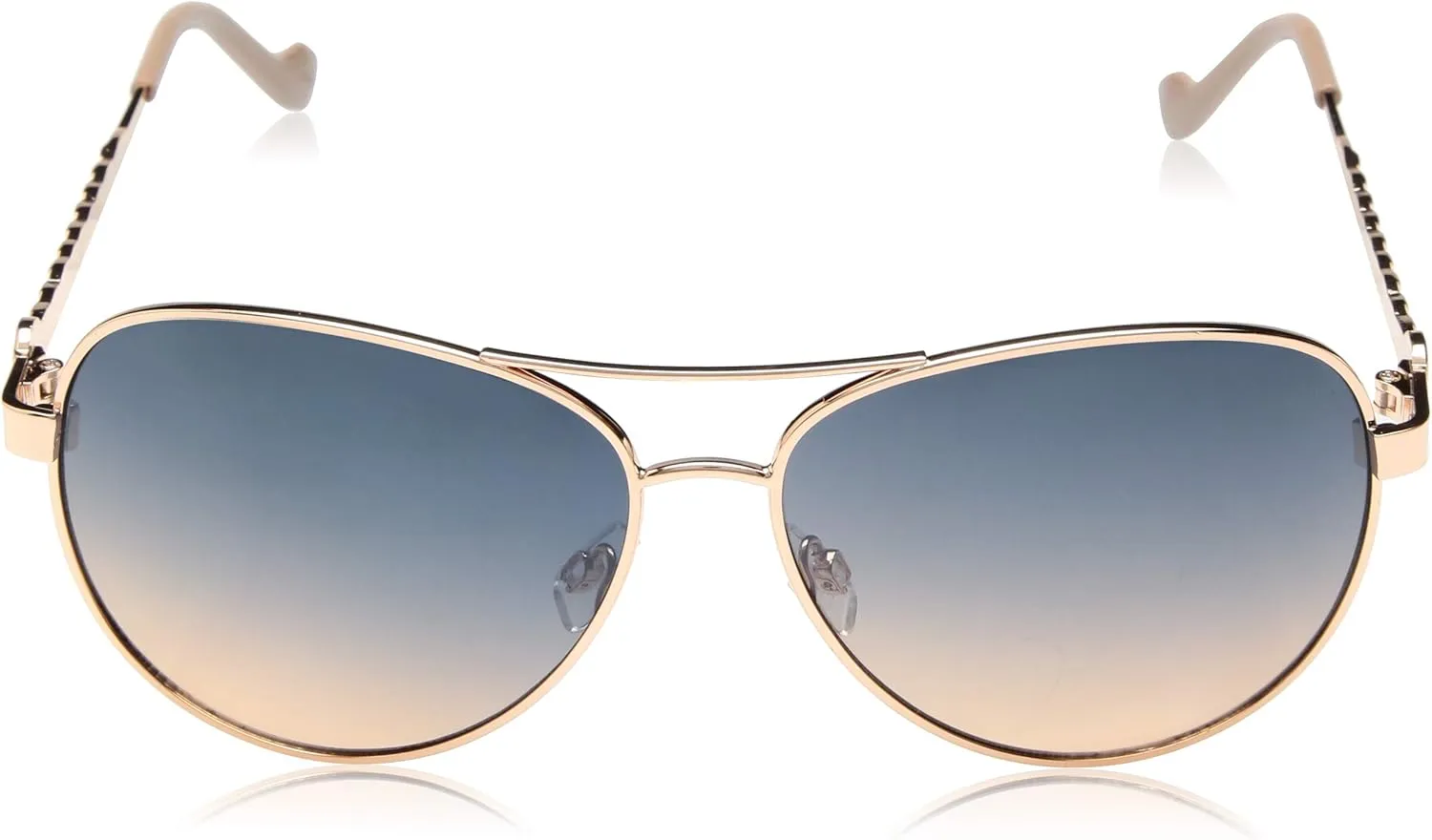 Jessica Simpson Women's J5702 Elegant Metal Aviator Pilot Sunglasses with UV400 Protection
