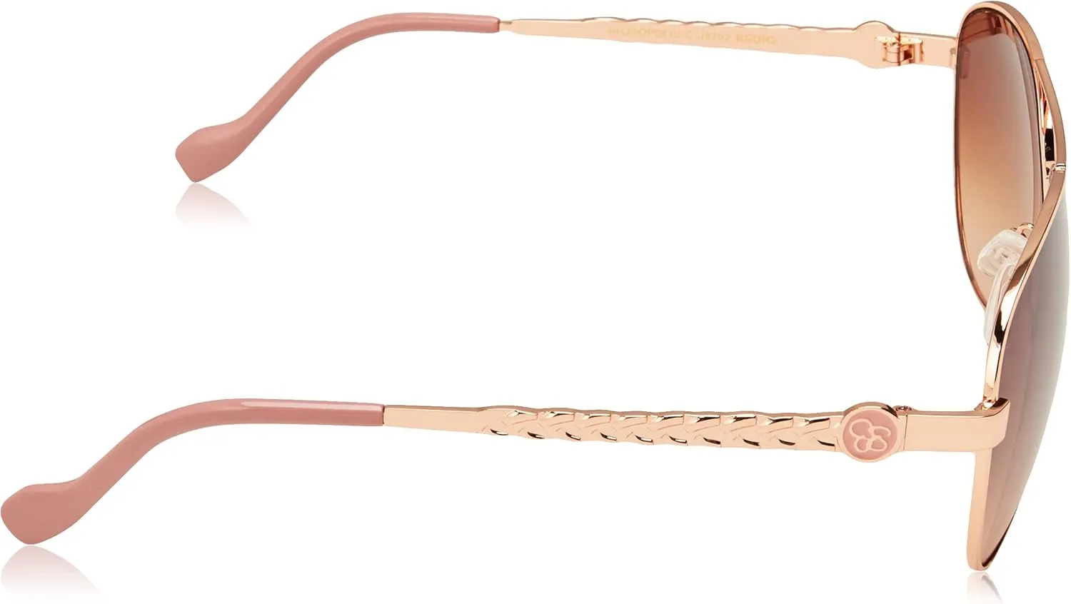 Jessica Simpson Women's J5702 Elegant Metal Aviator Pilot Sunglasses with UV400 Protection
