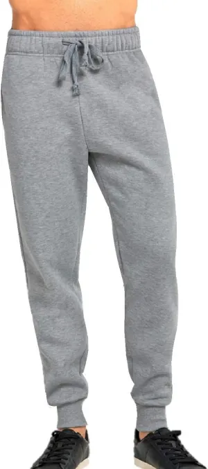 JMR Men's Fleece Sweatpants and Jogger Pants with Side Pockets for Winter Cycling, Gym Training, or Everyday Use