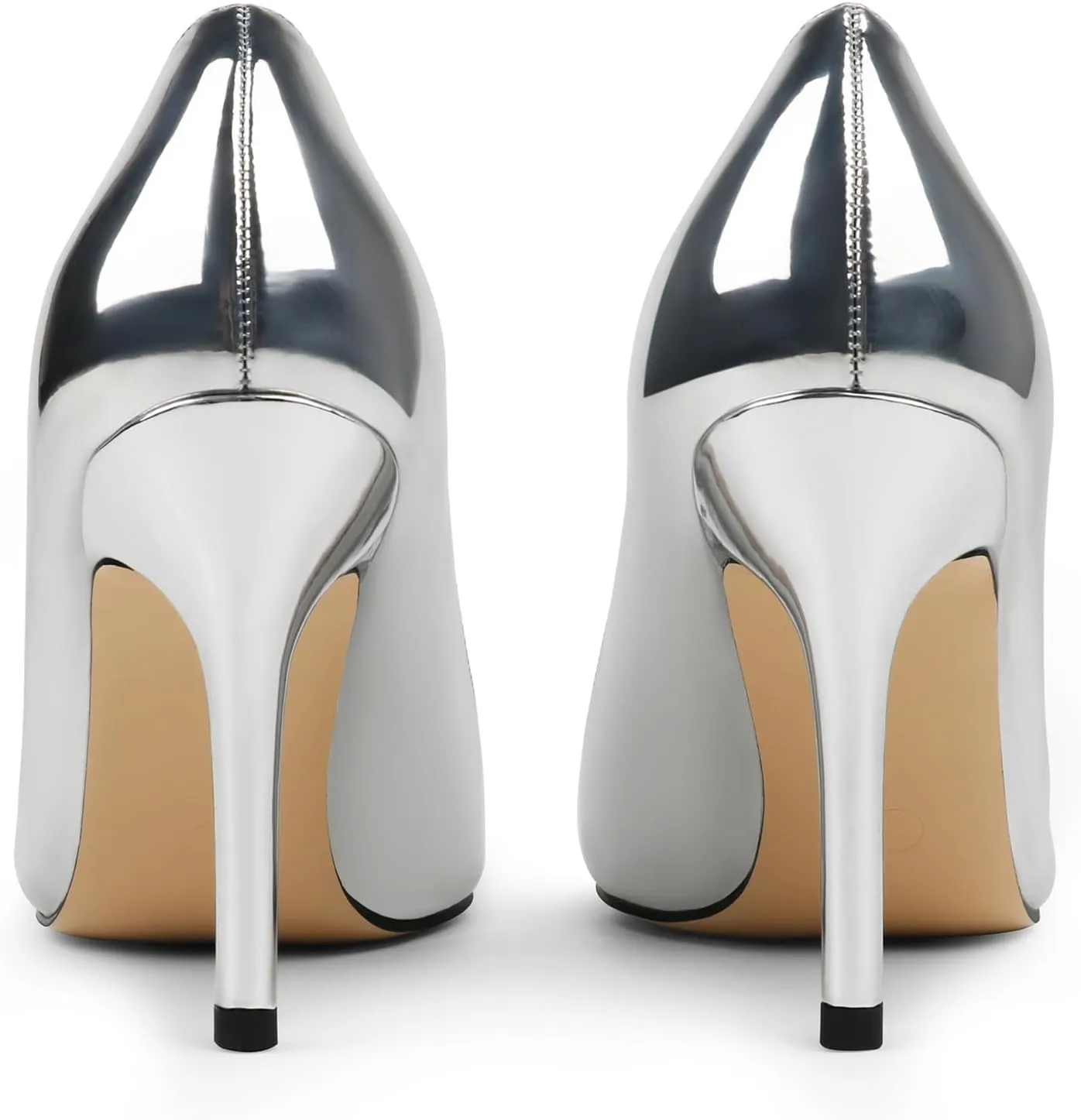 JOY IN LOVE Women's Pumps Shoes 3.5" High Heels Pointy Toe Stiletto Pumps