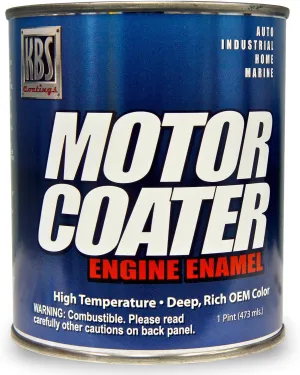 KBS Coatings 60306 Pontiac Metallic Blue Motor Coater Engine Paint - 1 Pint, Cover an Entire Engine
