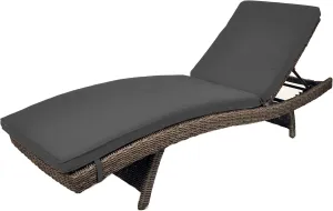 KETTLER Palma Wicker Multi-Position Lounger (Cast Ash)