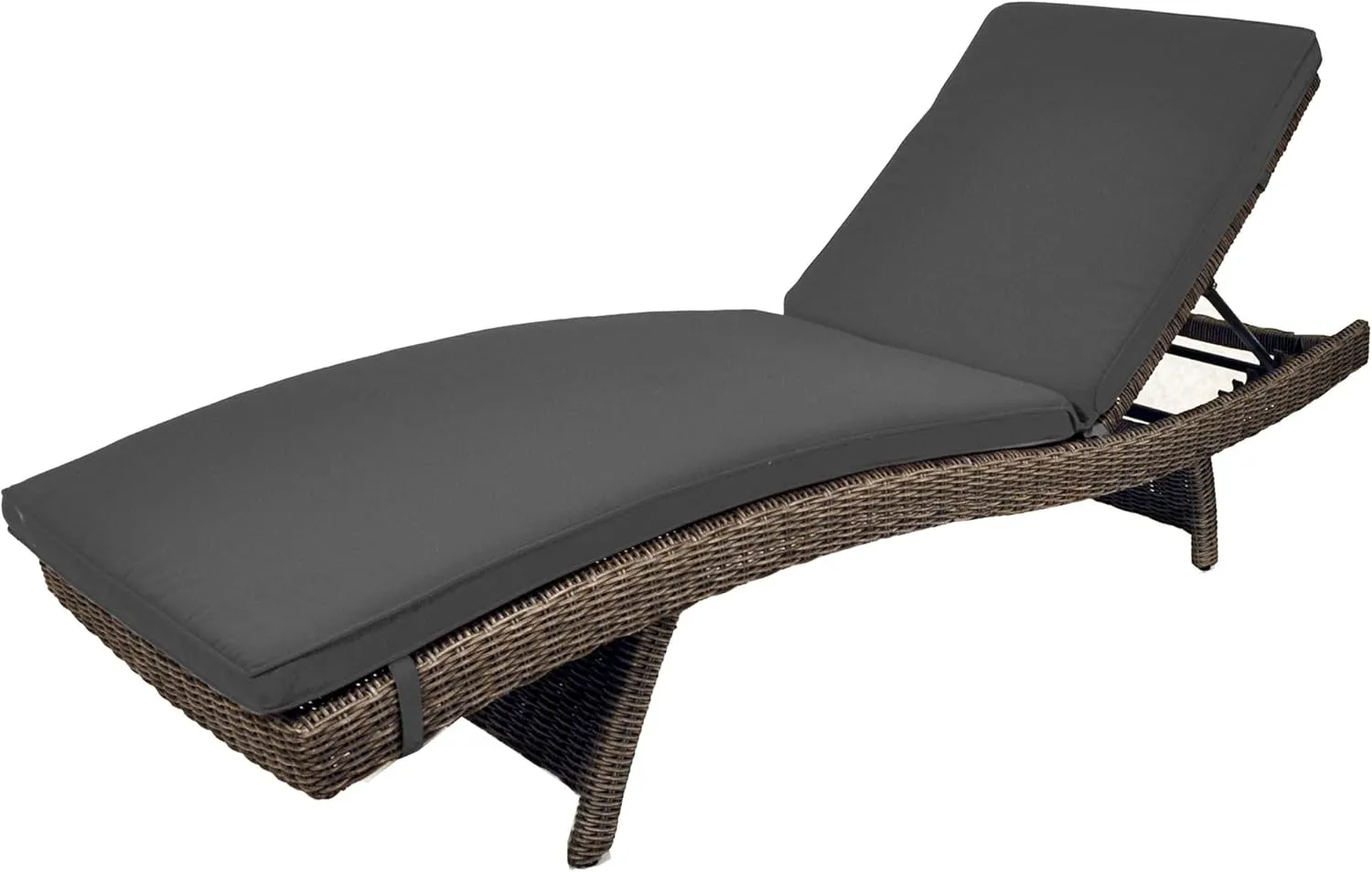 KETTLER Palma Wicker Multi-Position Lounger (Cast Ash)