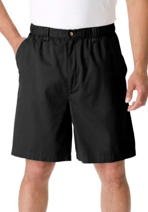 KingSize Knockarounds 8" Full Elastic Plain Front Shorts