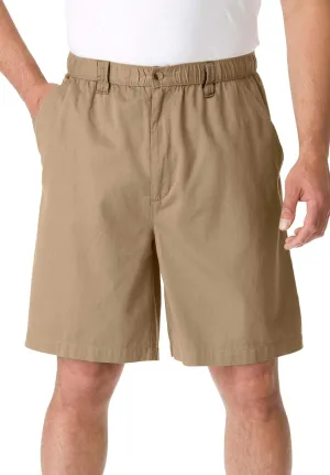 KingSize Knockarounds 8" Full Elastic Plain Front Shorts