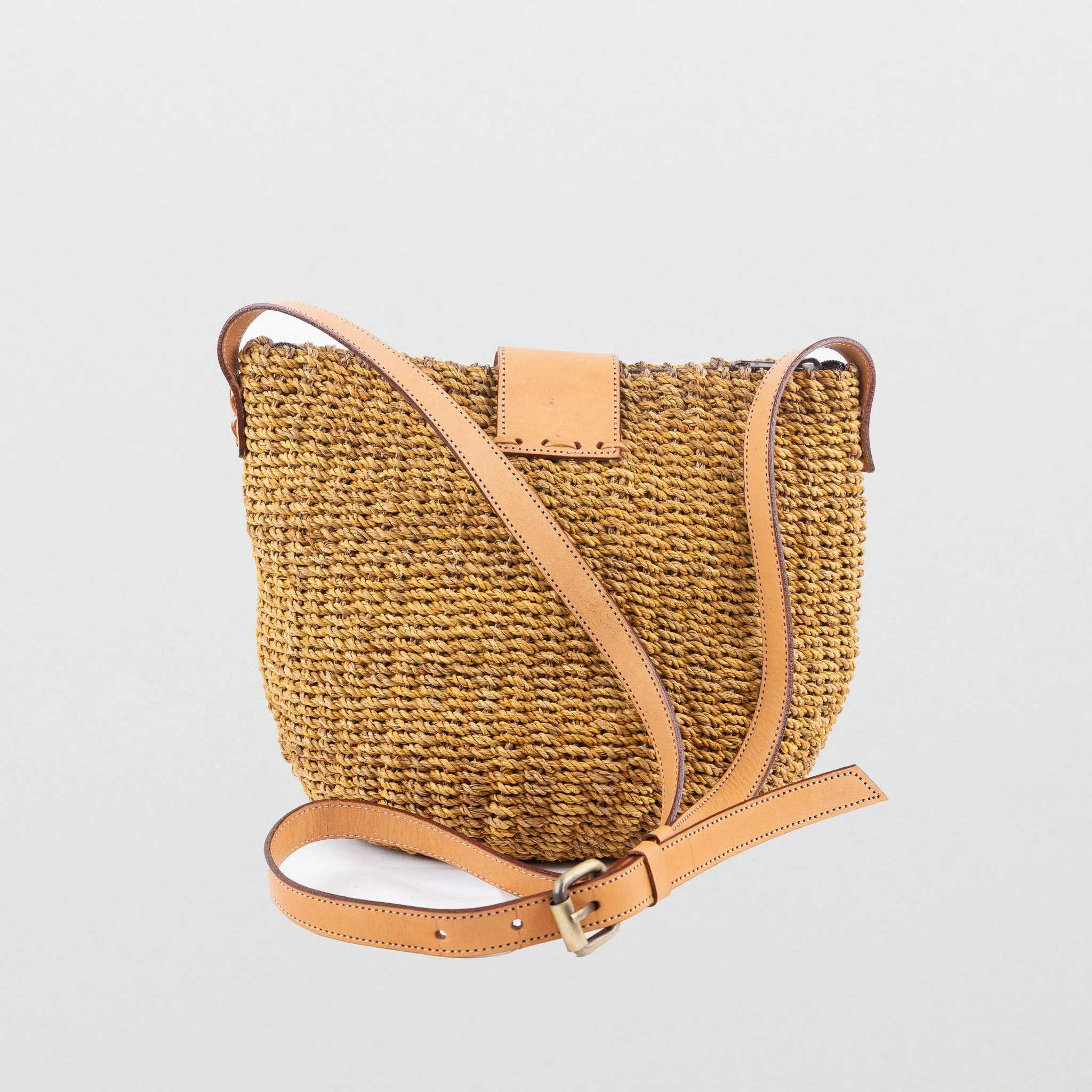 Large Seagrass Dark Handbag