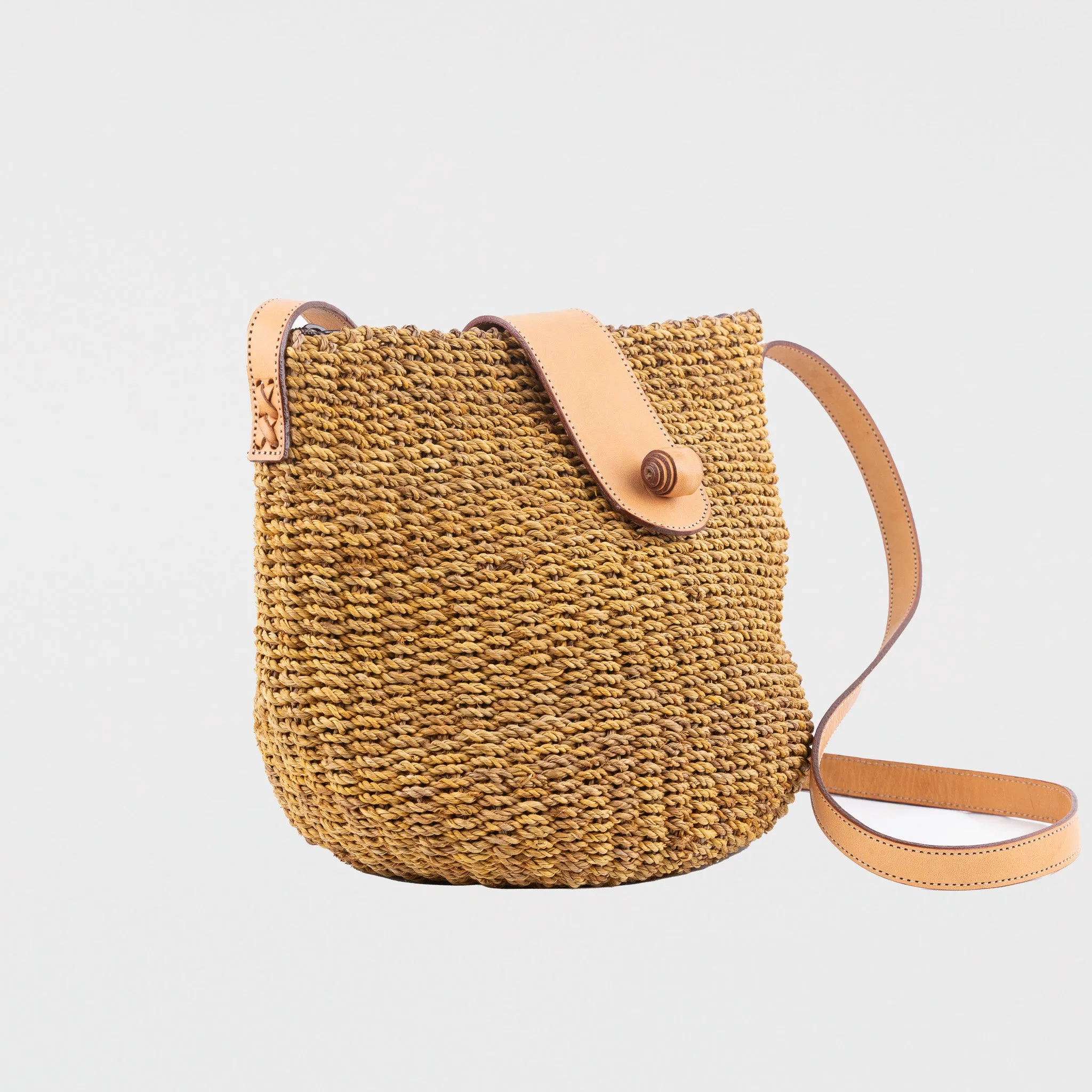Large Seagrass Dark Handbag
