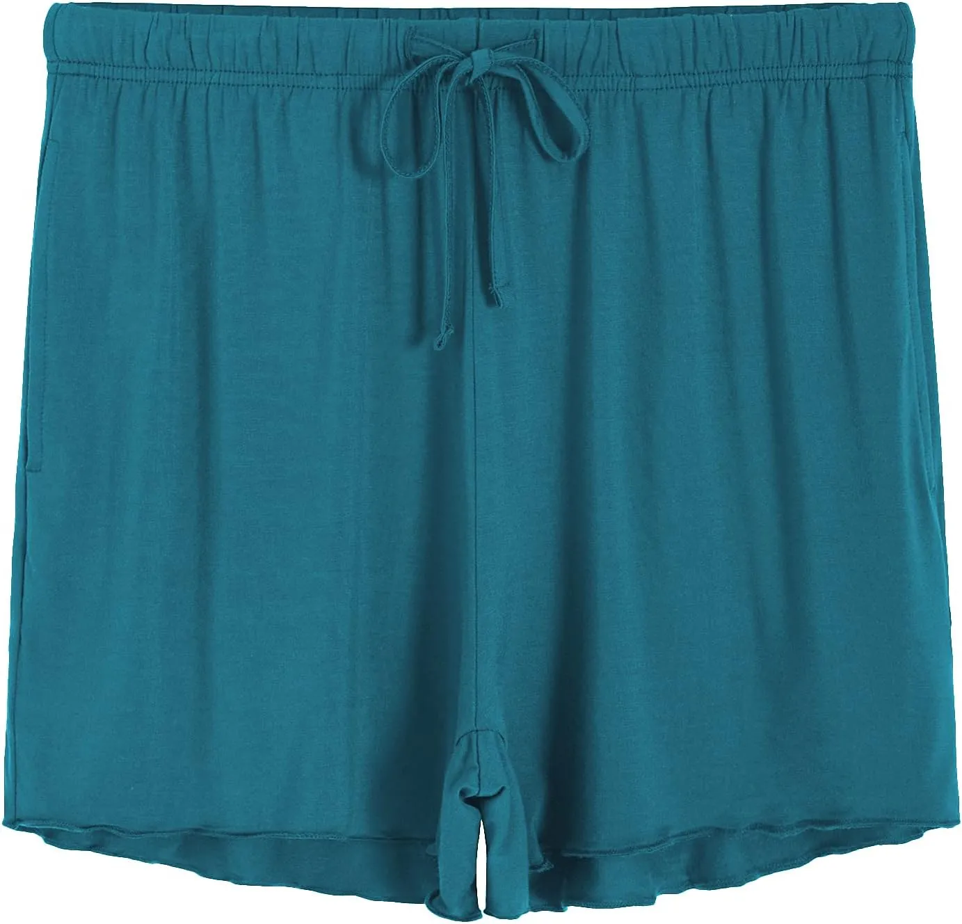 Latuza Women's Viscose Pajama Bottoms Sleep Shorts with Pockets