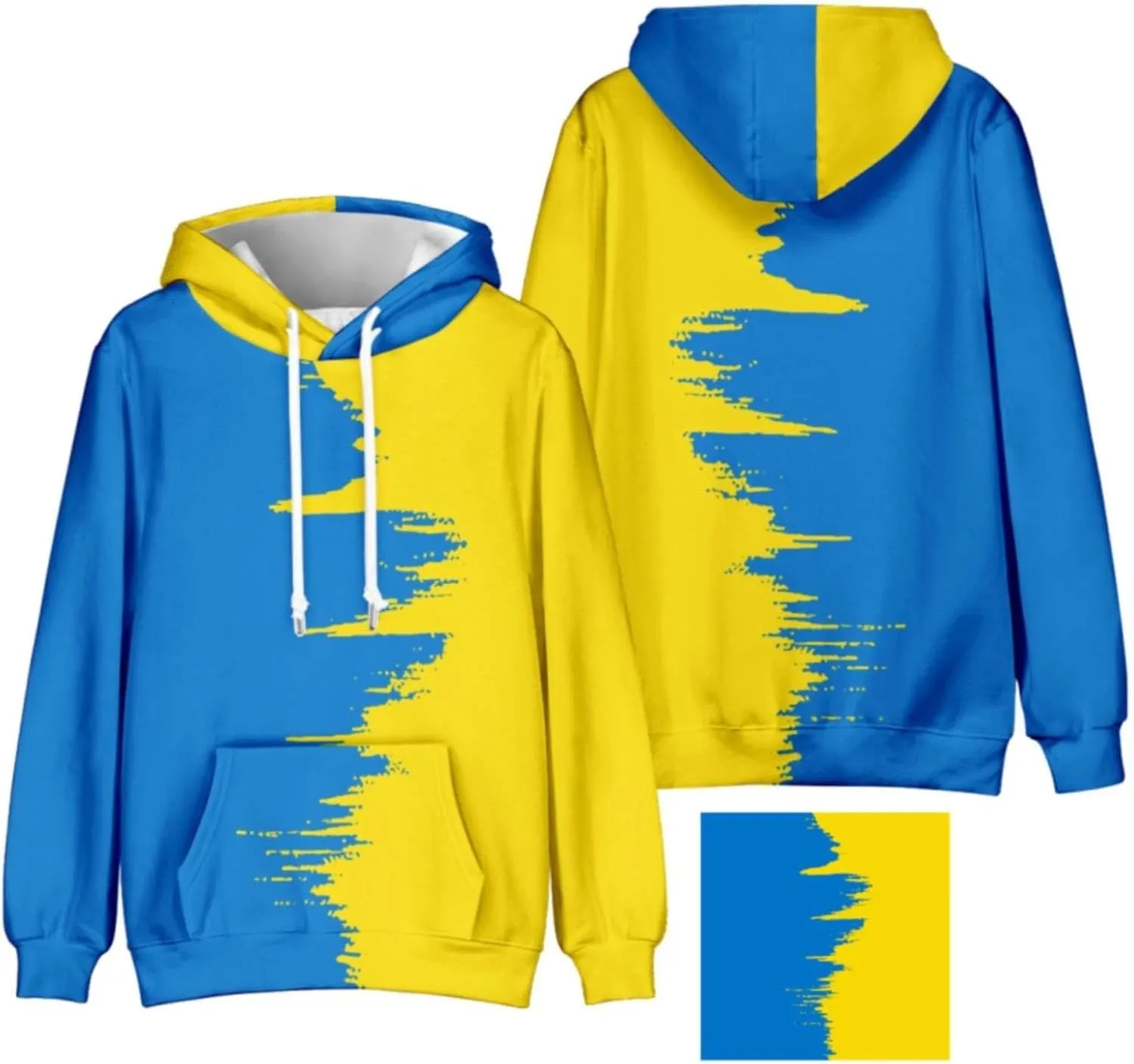 LCMTWX Hoodies for Men Winter Fashion Coat Jacket Casual Stitching Hooded Zipper Sweater Coat Loose Warm Sports Hooded