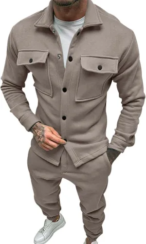 LCMTWX Hoodies Tracksuit Sweatsuits for Men Color Sweater Pants Sports Suit Solid Jogging Activewear Black Mens Hoodie