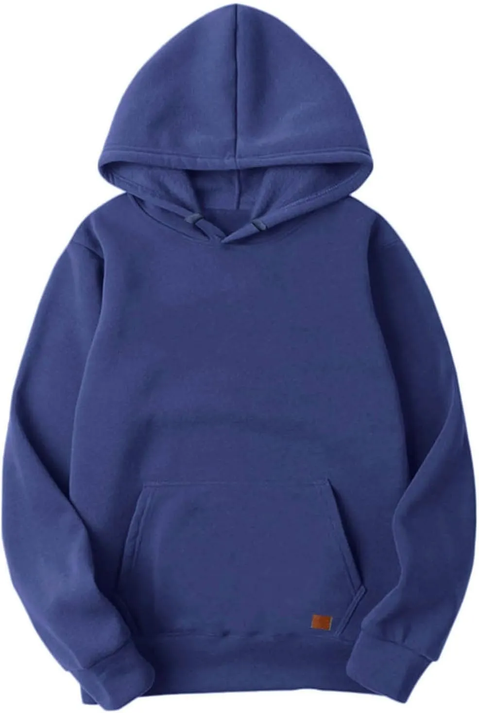LCMTWX Men Hoodies And Winter Casual Loose Solid Hooded Sweater Top Drawstring Men's Hooded Sweatshirt Cotton Sweatshirt