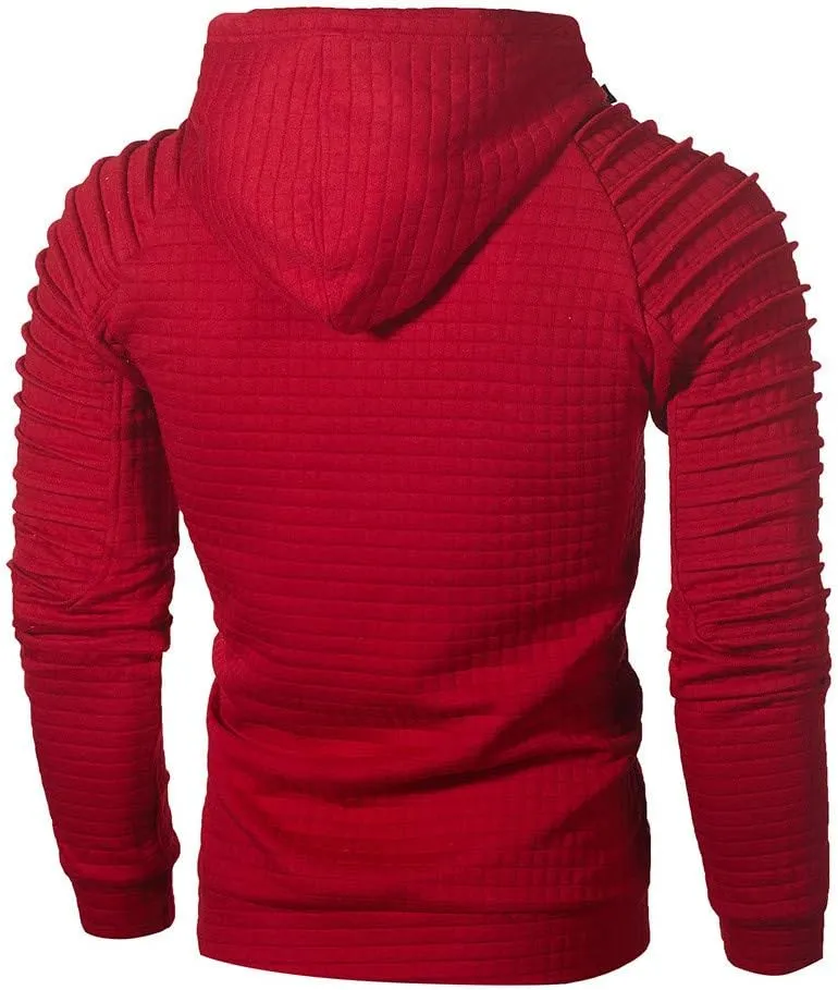 LCMTWX Men Hoodies Casual Hoodies for Men Jacket Casual Stitching Hooded Zipper Sweaters Coat Loose Warm Winter Jacket