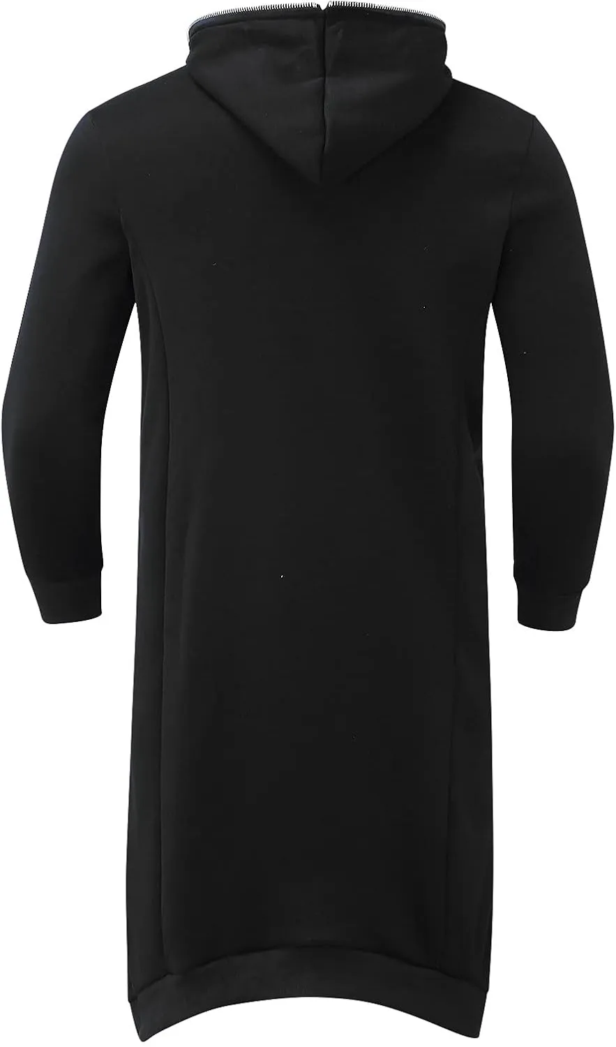 LCMTWX Men Hoodies Casual Hoodies for Men Solid Hooded Sweater Top Full Zip Long Sleeve Sweatshirt With Zip Pockets Men