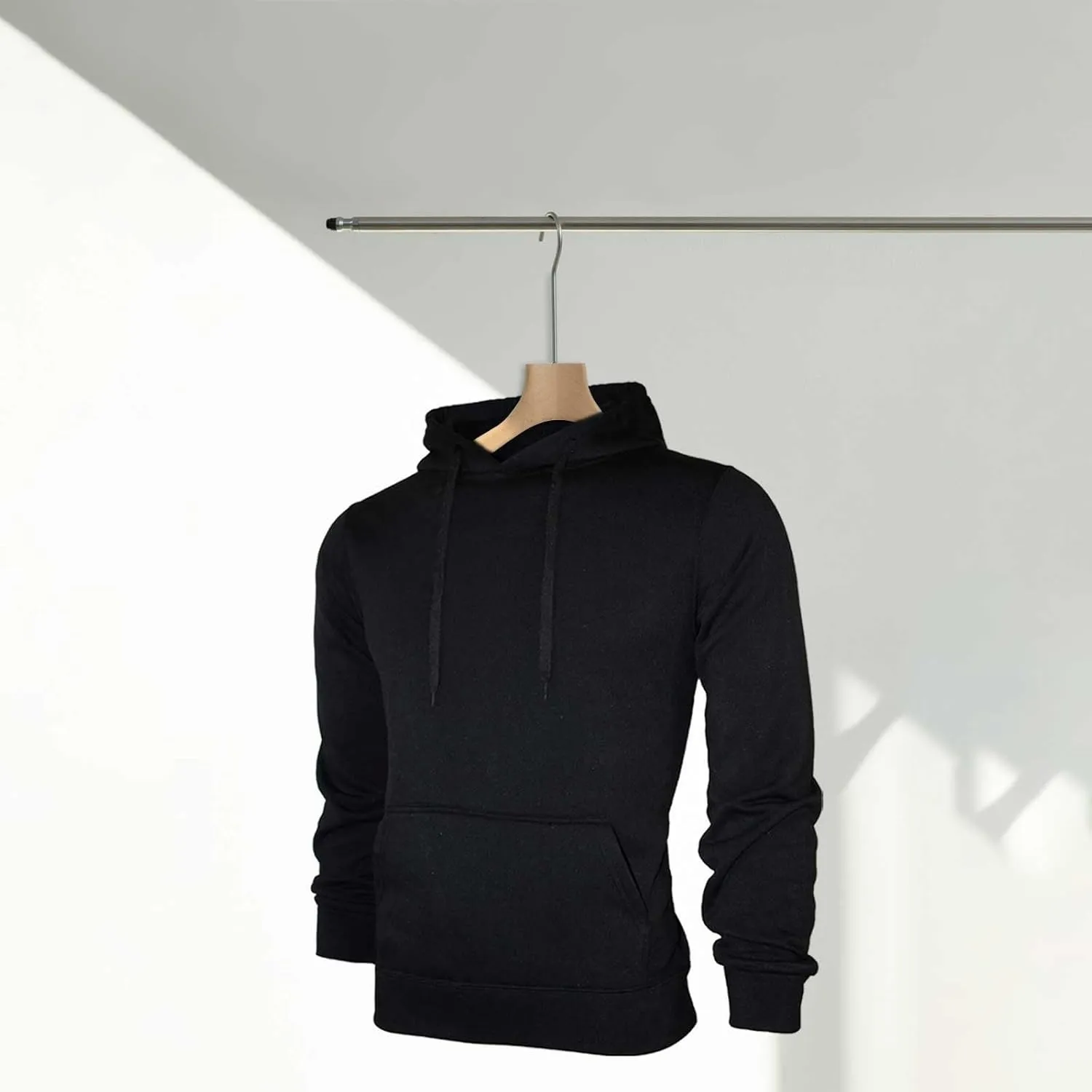 LCMTWX Men Hoodies Casual Hoodies for Men Solid Hooded Sweater Top Full Zip Long Sleeve Sweatshirt With Zip Pockets Men