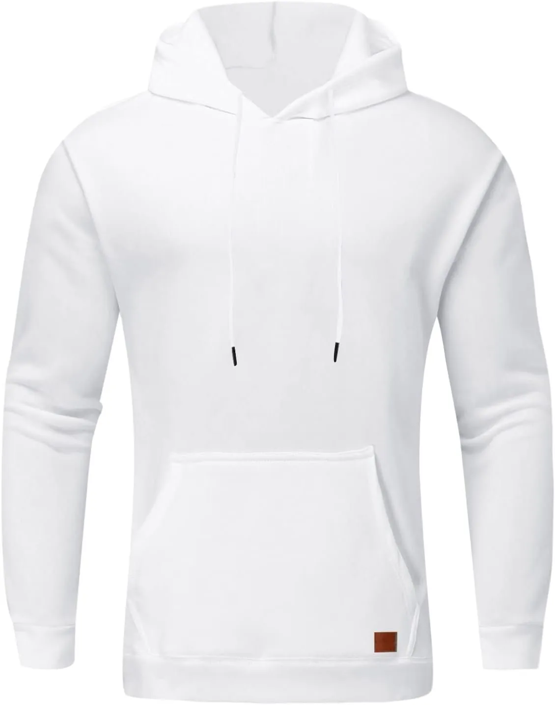 LCMTWX Men's Hooded Fleece Sweatshirt Loose Solid Hooded Sweater Top Men's Hooded Fleece Sweatshirt Sports Hooded Jacket