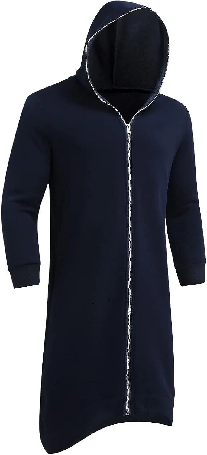 LCMTWX Men's Hooded Fleece Sweatshirt Loose Solid Hooded Sweater Top Pullover Hoodie Heavyweight Fleece Hoodie Sports