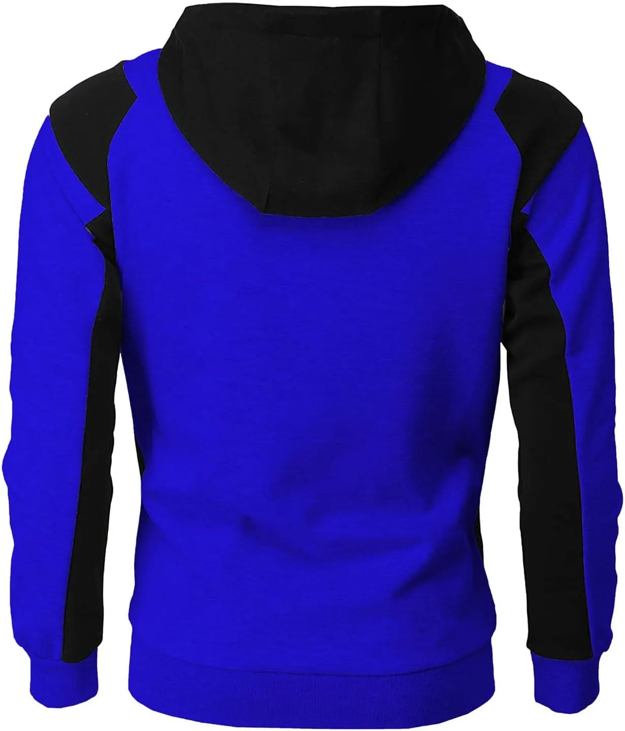 LCMTWX Mens Hoodies Pullover Splicing Large Size Sweater Jacket Heavyweight Fleece Hoodie Fleece Zip Hoodie Sweatshirt