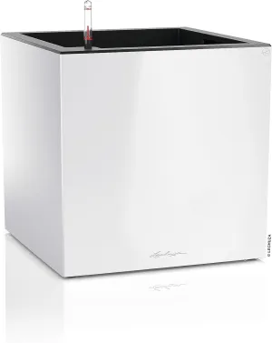 LECHUZA CANTO Premium 40 low white high gloss 13750