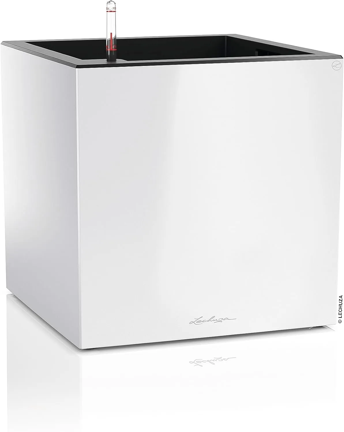 LECHUZA CANTO Premium 40 low white high gloss 13750