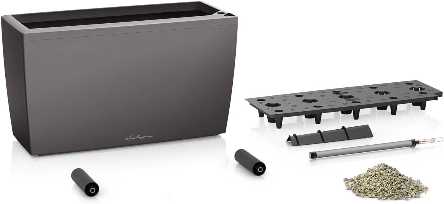 Lechuza CARARO Premium Black high Gloss 18809