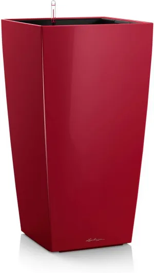 Lechuza CUBICO Premium 40 Scarlet red high Gloss 18193