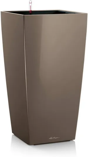 Lechuza CUBICO Premium 40 Taupe high Gloss 18215