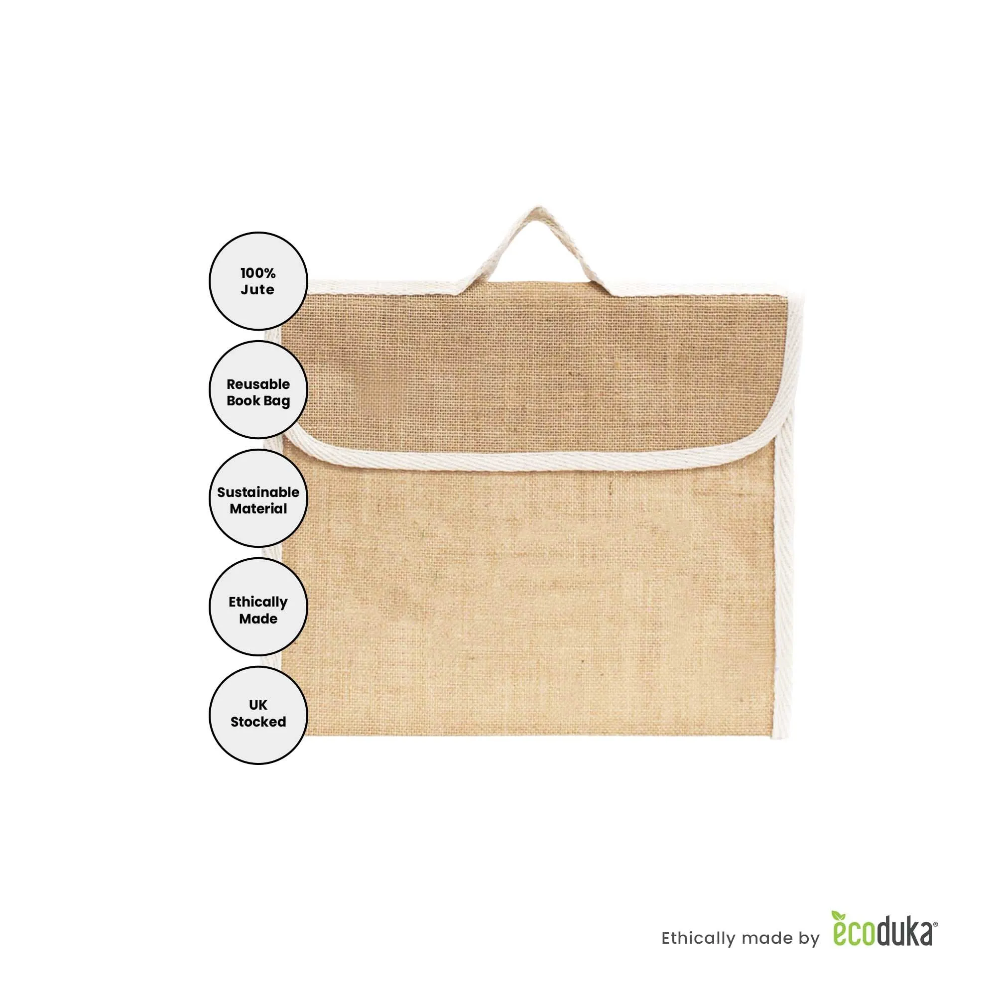 Leti Jute Book Bag