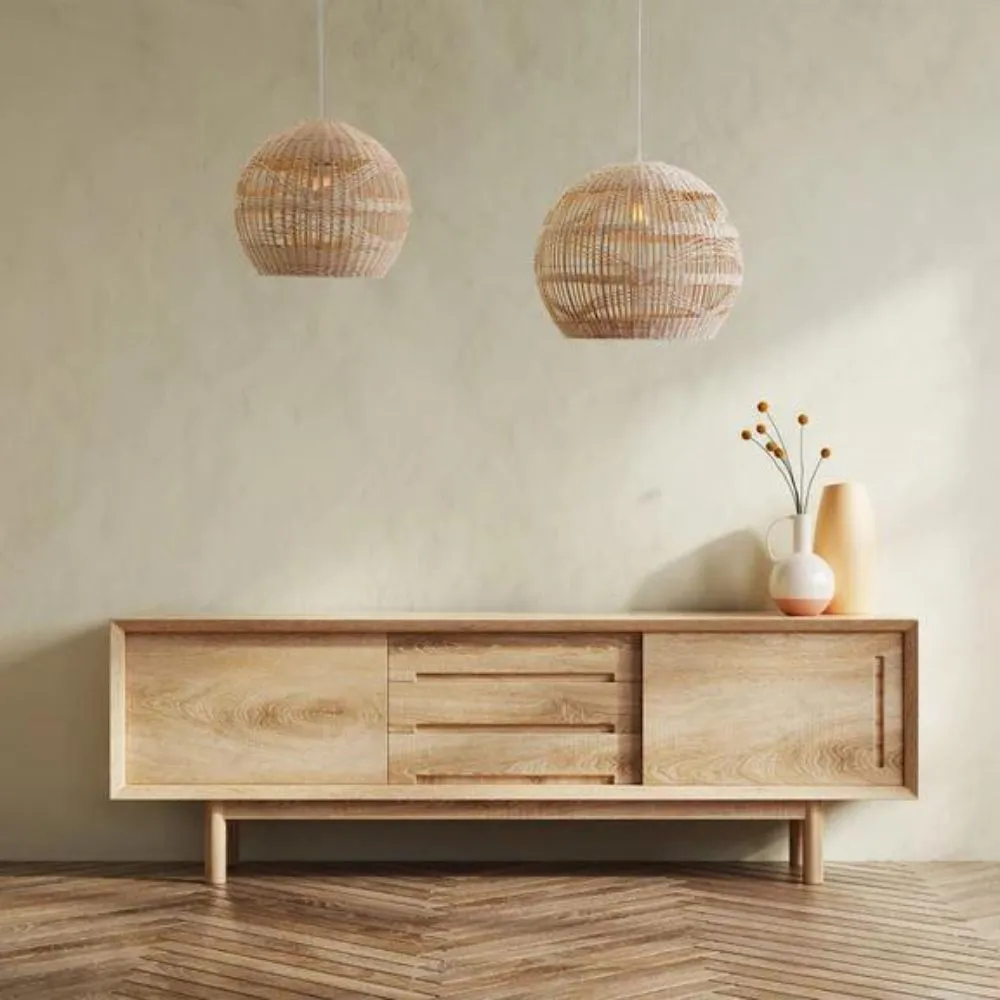 Lexi ADASHA - 25W Rattan Pendant Light - IP20