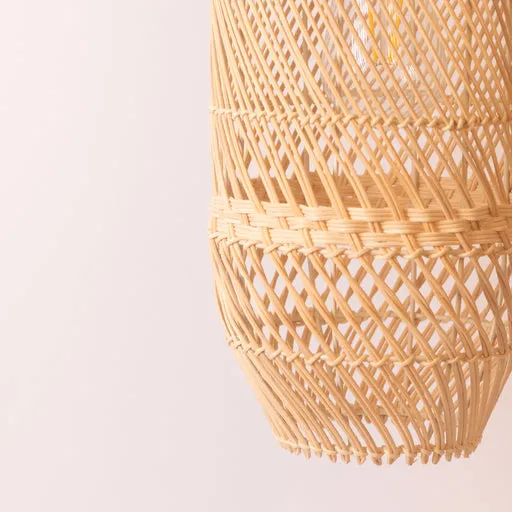 Lexi Zinnia Rattan Pendant Light