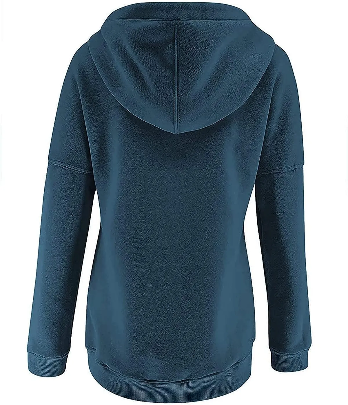 LRMQS Hoodies for Women Fall Fashion 2024 Button Drawstring Hooded Sweatshirt with Pocket Trendy Casual Loose Cute Pullover