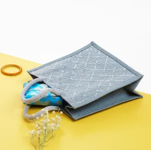 Luxe Silver Diwali Gift Bag