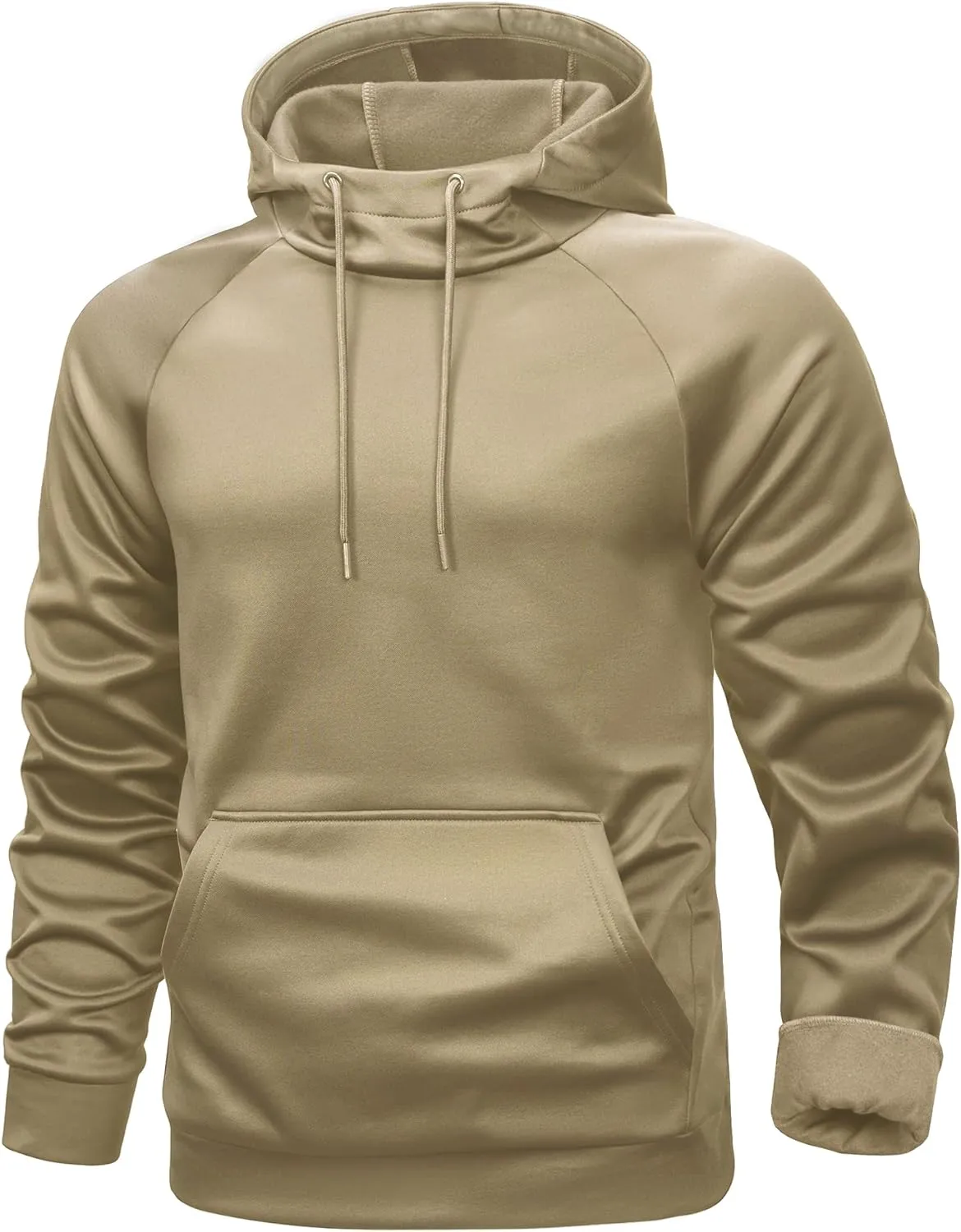 MAGCOMSEN Mens Hoodies Fleece Lined Casual Athletic Sweatshirts Pullover with Kangaroo Pocket