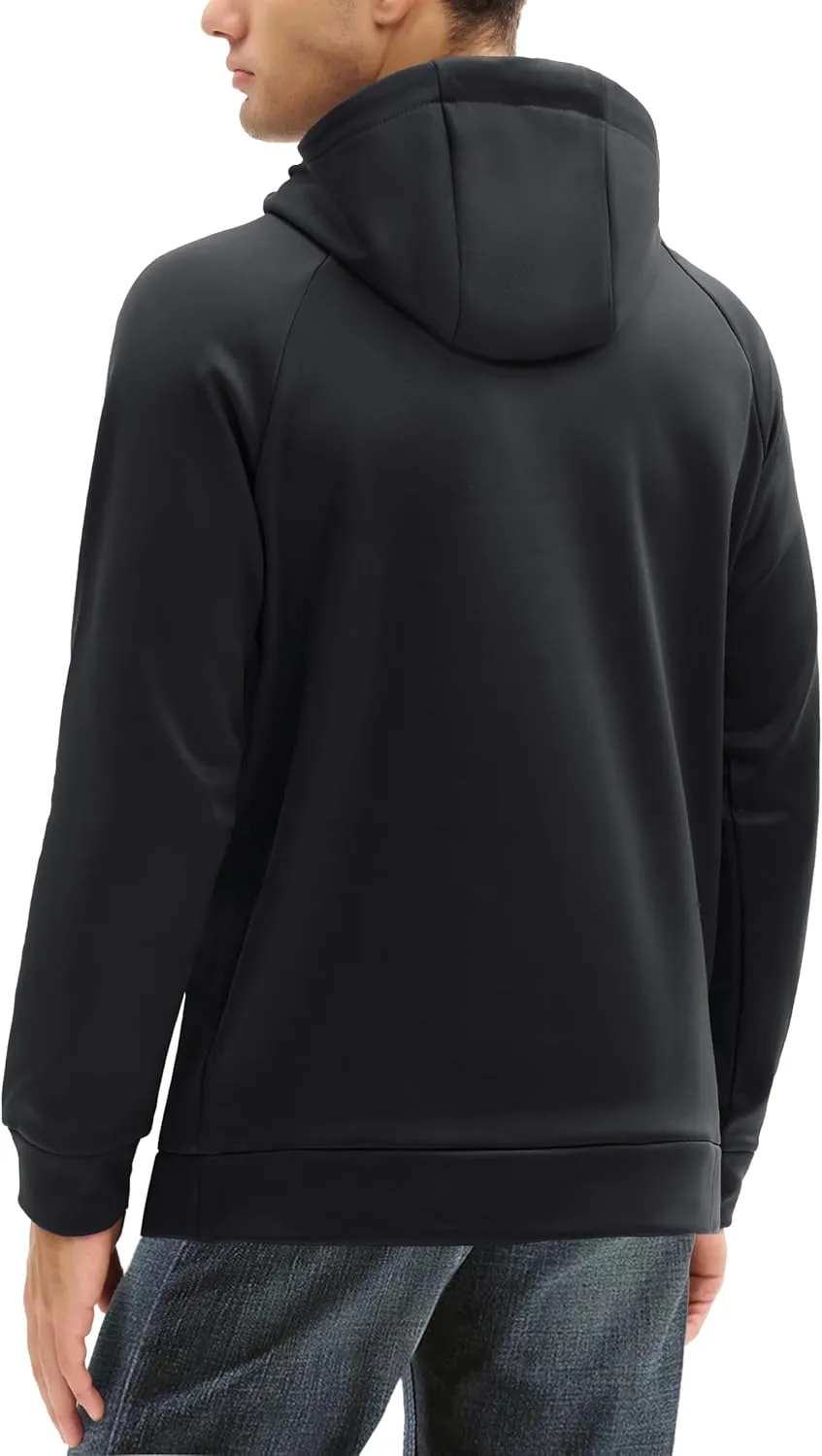 MAGCOMSEN Mens Hoodies Fleece Lined Casual Athletic Sweatshirts Pullover with Kangaroo Pocket