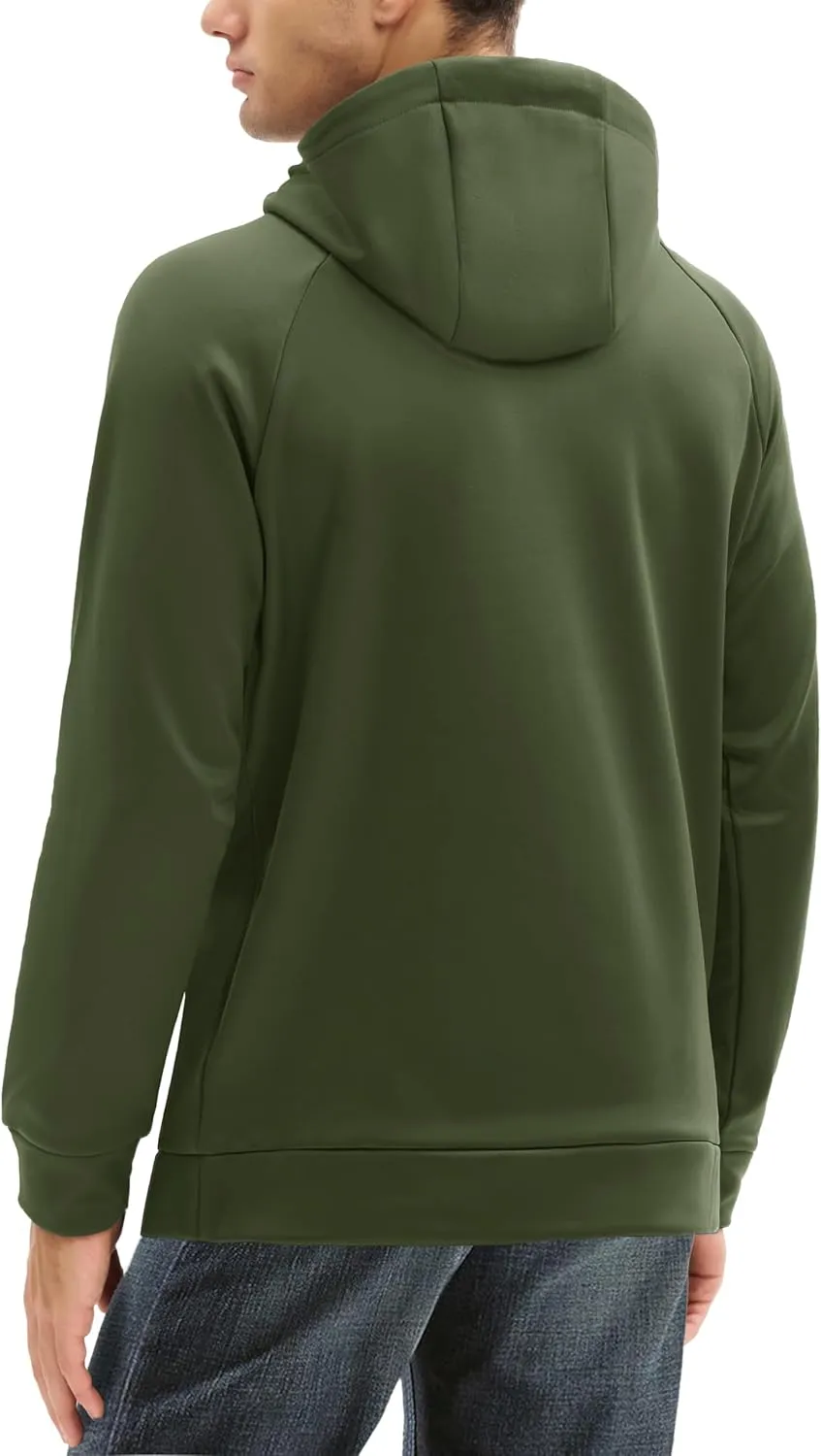 MAGCOMSEN Mens Hoodies Fleece Lined Casual Athletic Sweatshirts Pullover with Kangaroo Pocket