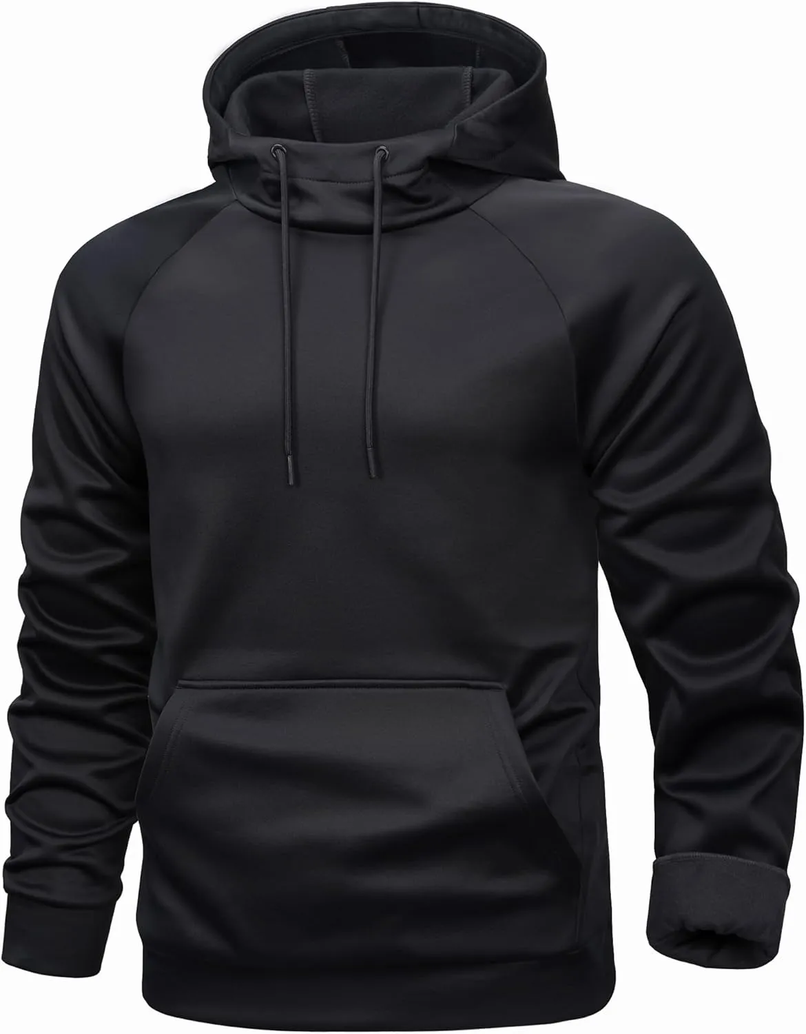 MAGCOMSEN Mens Hoodies Fleece Lined Casual Athletic Sweatshirts Pullover with Kangaroo Pocket