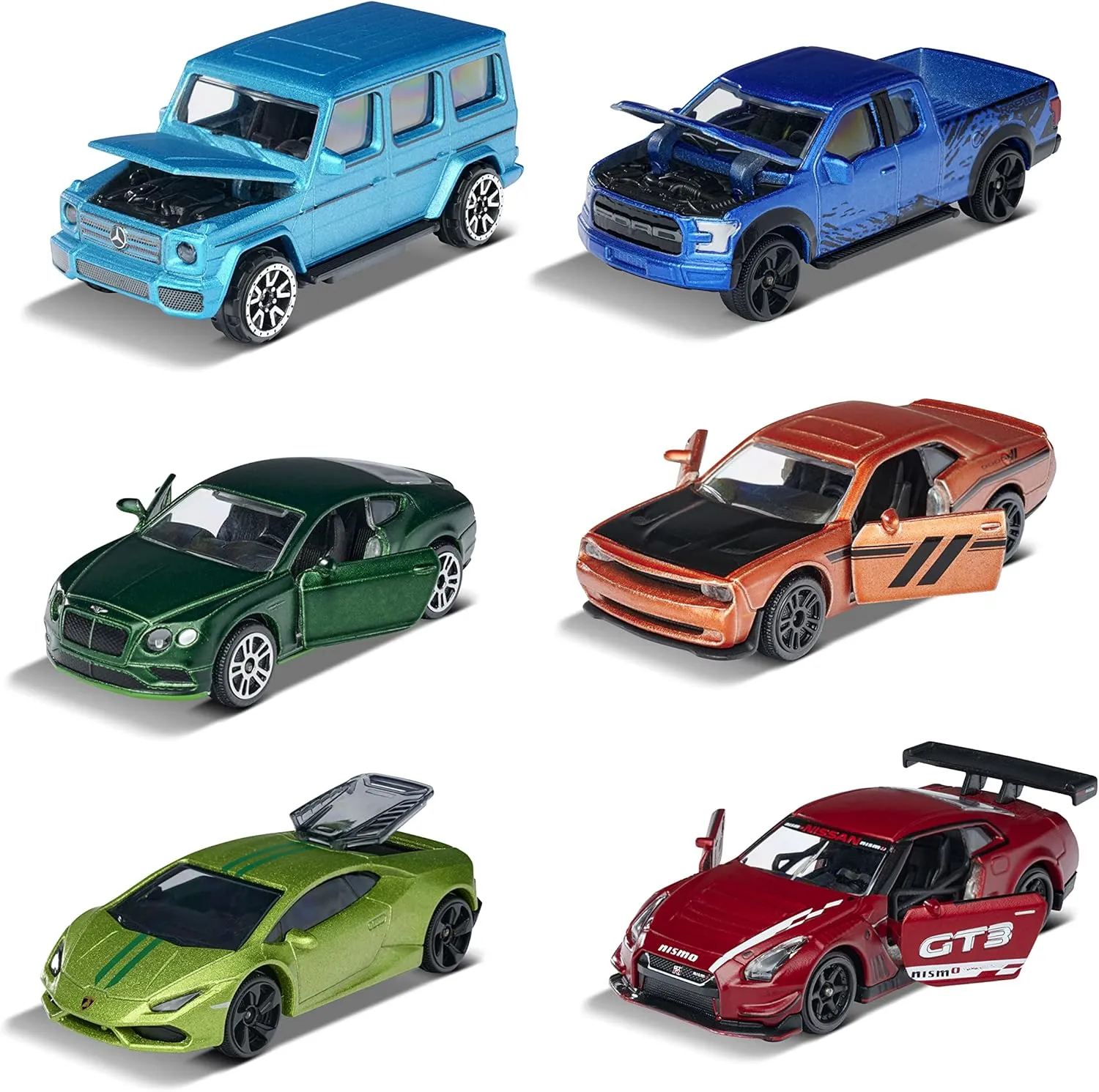 Majorette 212054024Q01 Limited Edition 7 – Metal Toy Cars with Free Wheel and Opening Parts, Includes Collectible Card, Assorted Model, Pack of 1