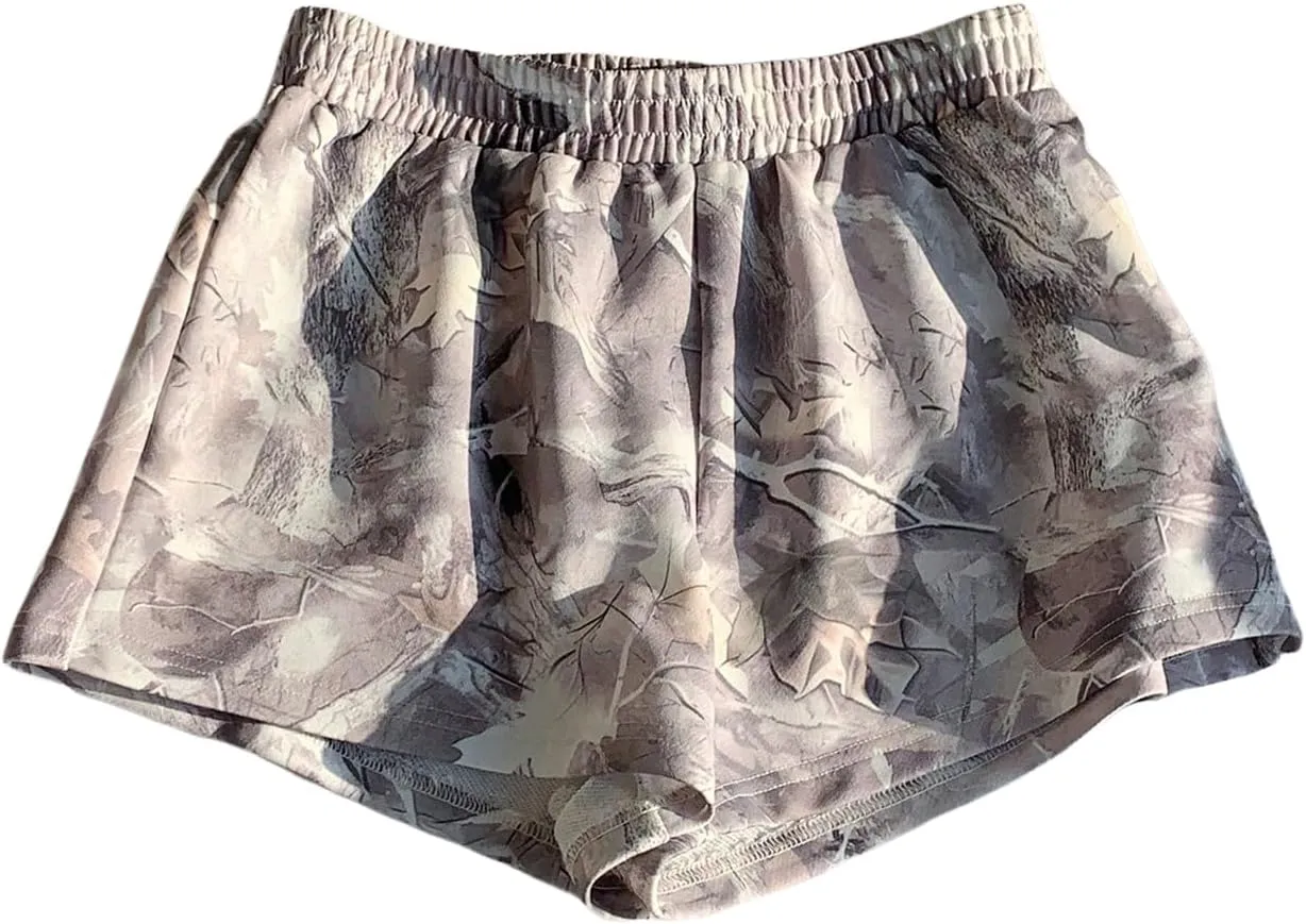 MakeMeChic Women's Casual Drawstring Waist Sweat Shorts Running Track Shorts