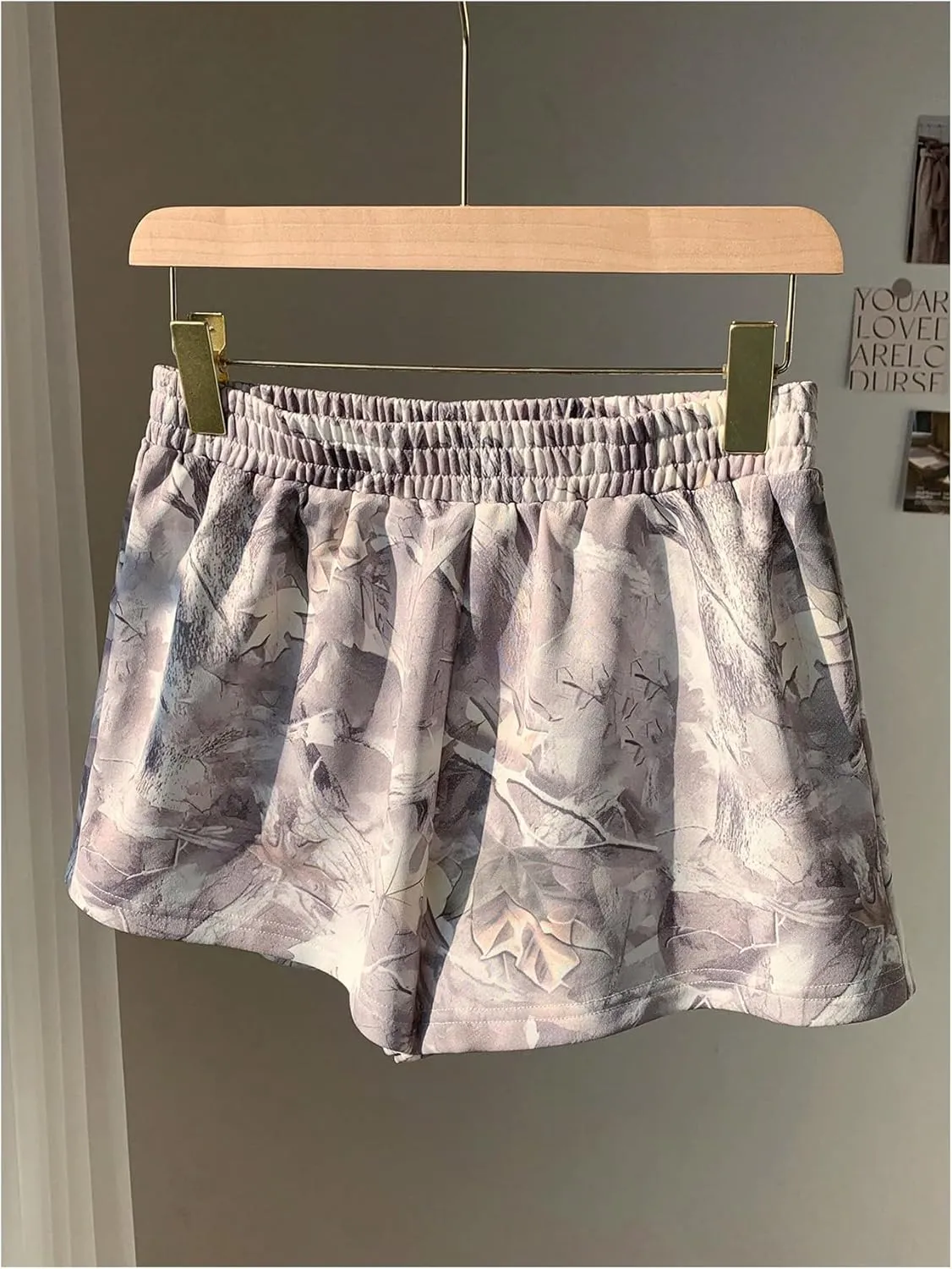 MakeMeChic Women's Casual Drawstring Waist Sweat Shorts Running Track Shorts