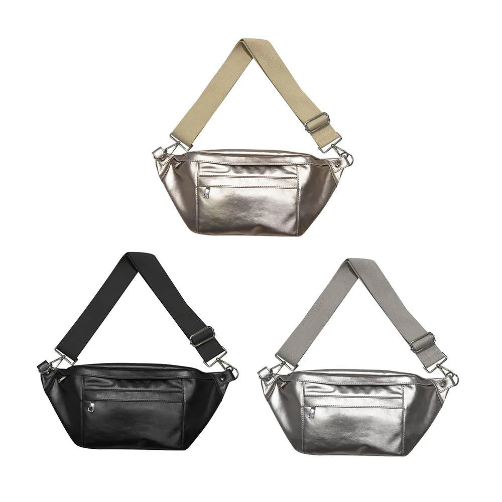 Marley Metallic Oversized Bum Bag **MARCH PREORDER