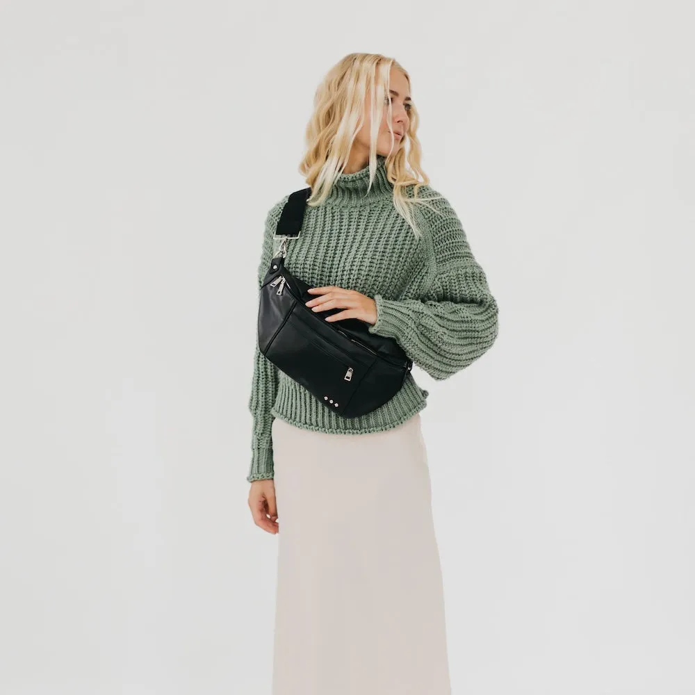Marley Metallic Oversized Bum Bag **MARCH PREORDER