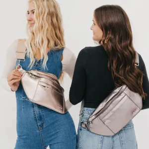 Marley Metallic Oversized Bum Bag **MARCH PREORDER