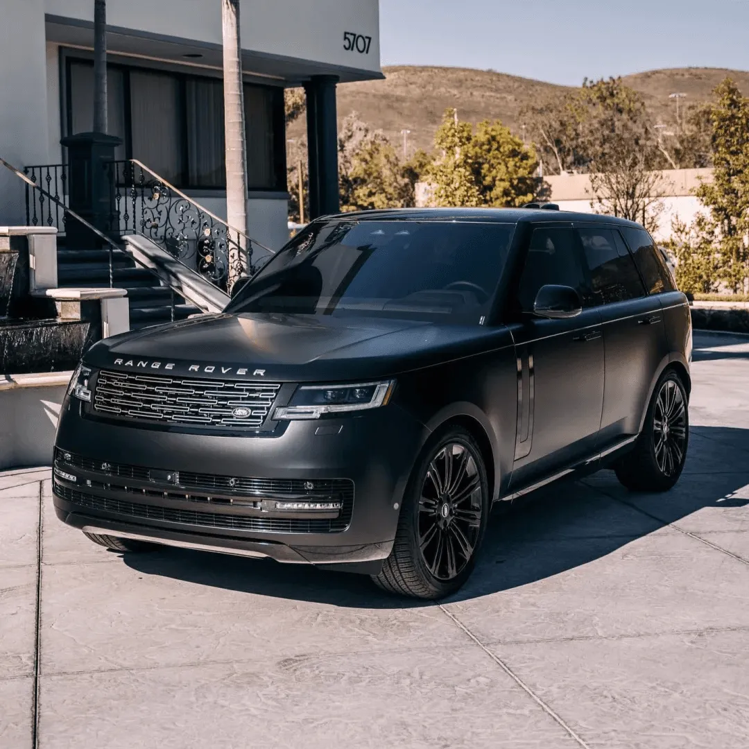 Matte Metallic Black Vinyl Wrap