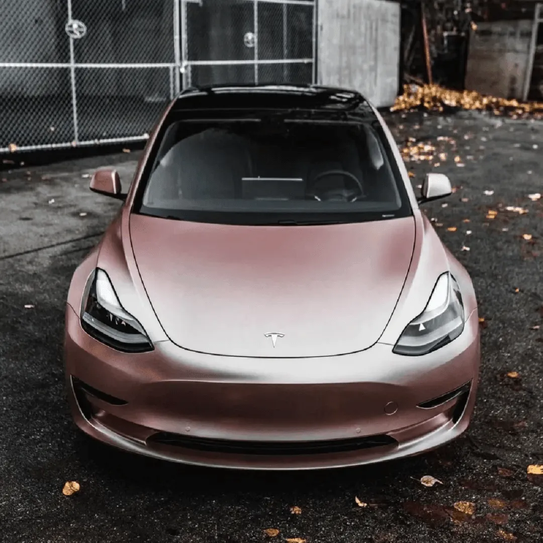 Matte Metallic Rose Gold Vinyl Wrap