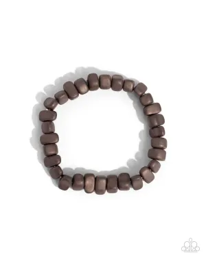 Matte Motivation Brown Bracelet Paparazzi
