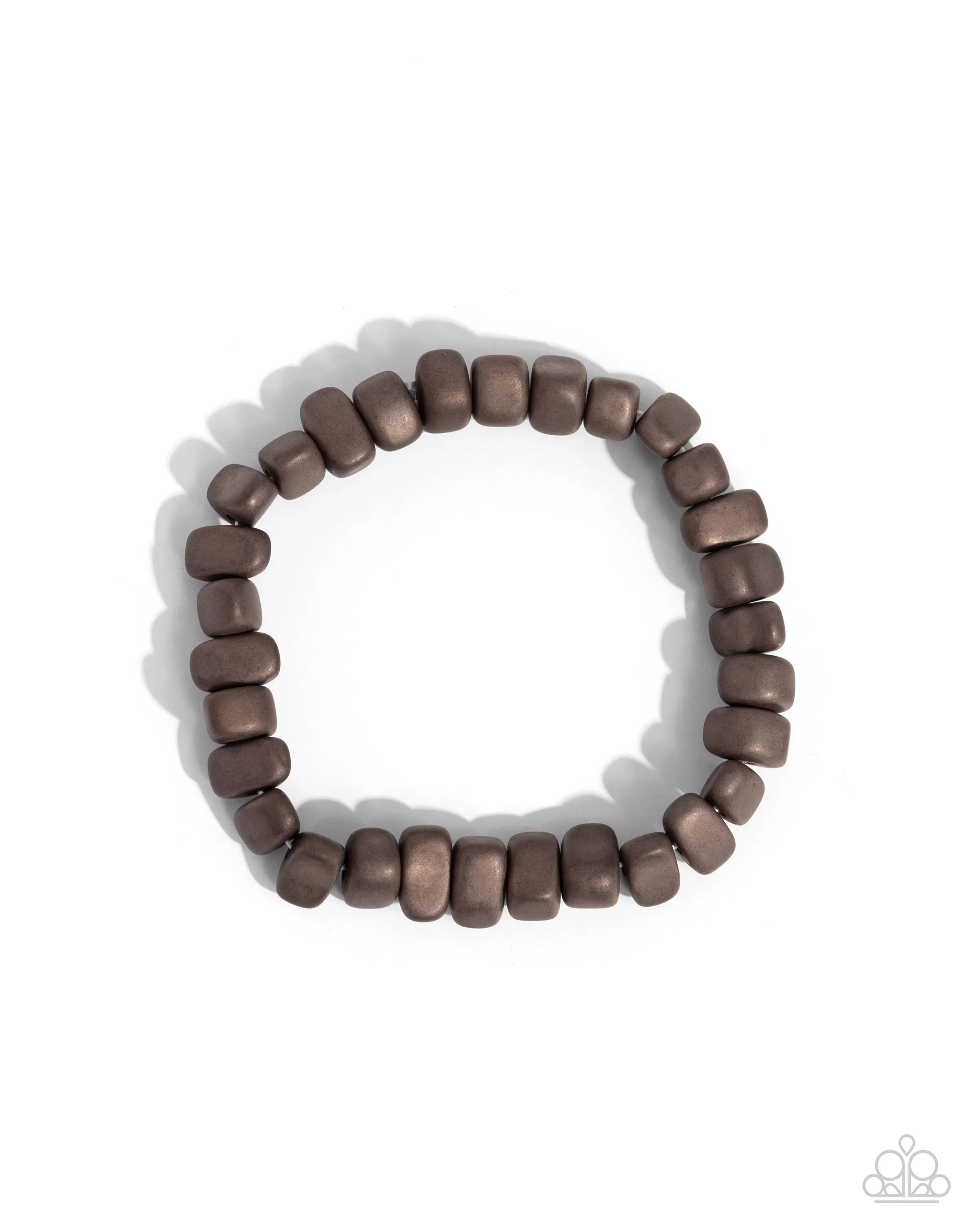 Matte Motivation Brown Bracelet Paparazzi
