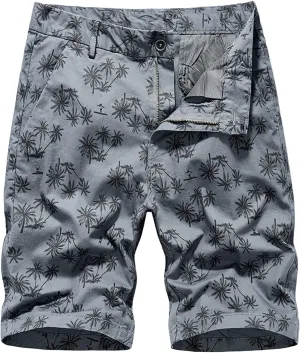 Mens Cargo Shorts Multi Pocket Relaxed Fit Workout Shorts Solid Color Lightweight Hiking Shorts for Camping Hiking