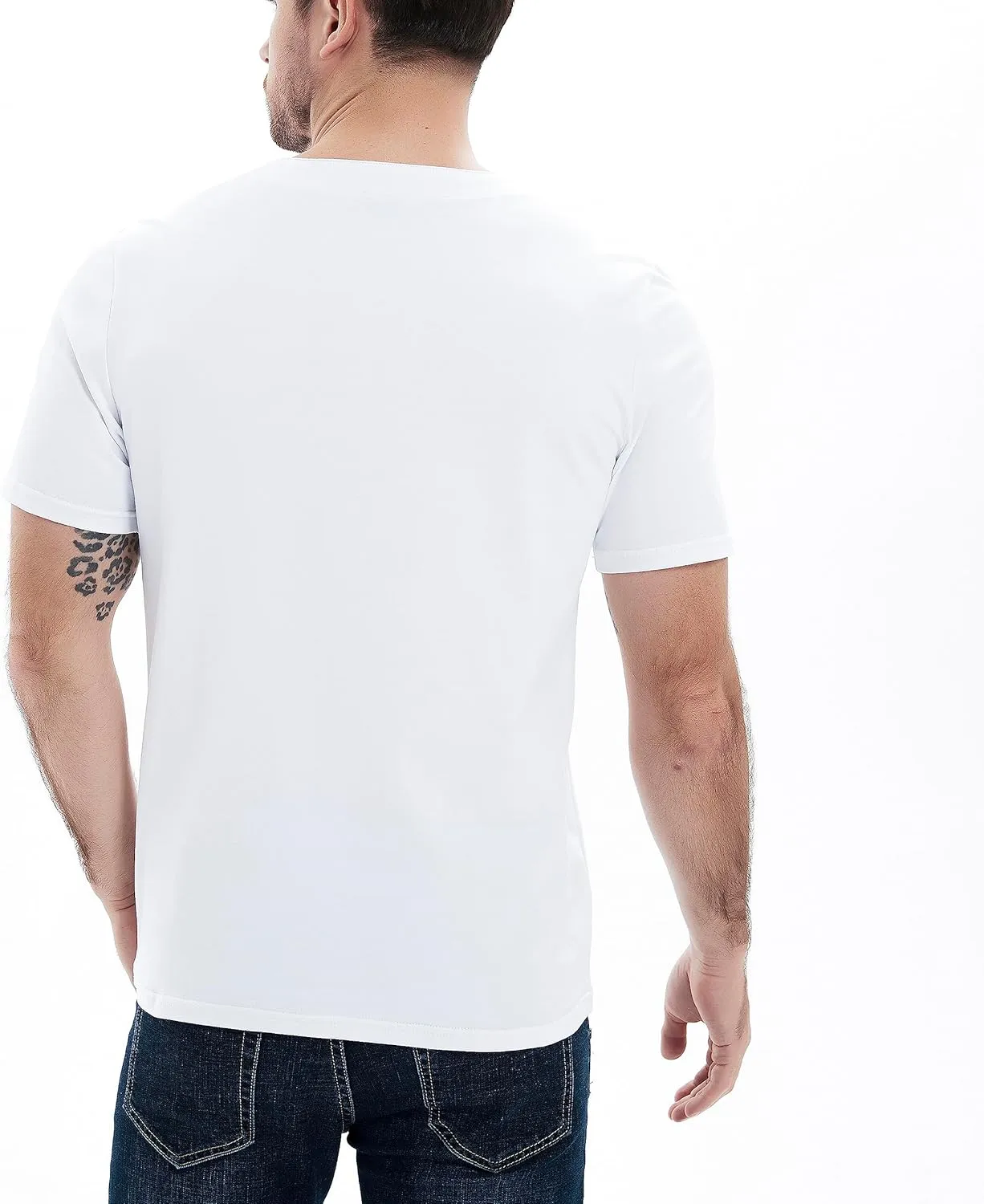 Mens Henley Shirts Casual Short Sleeve Lace Up Tees Cotton Drawstring Plain Tops