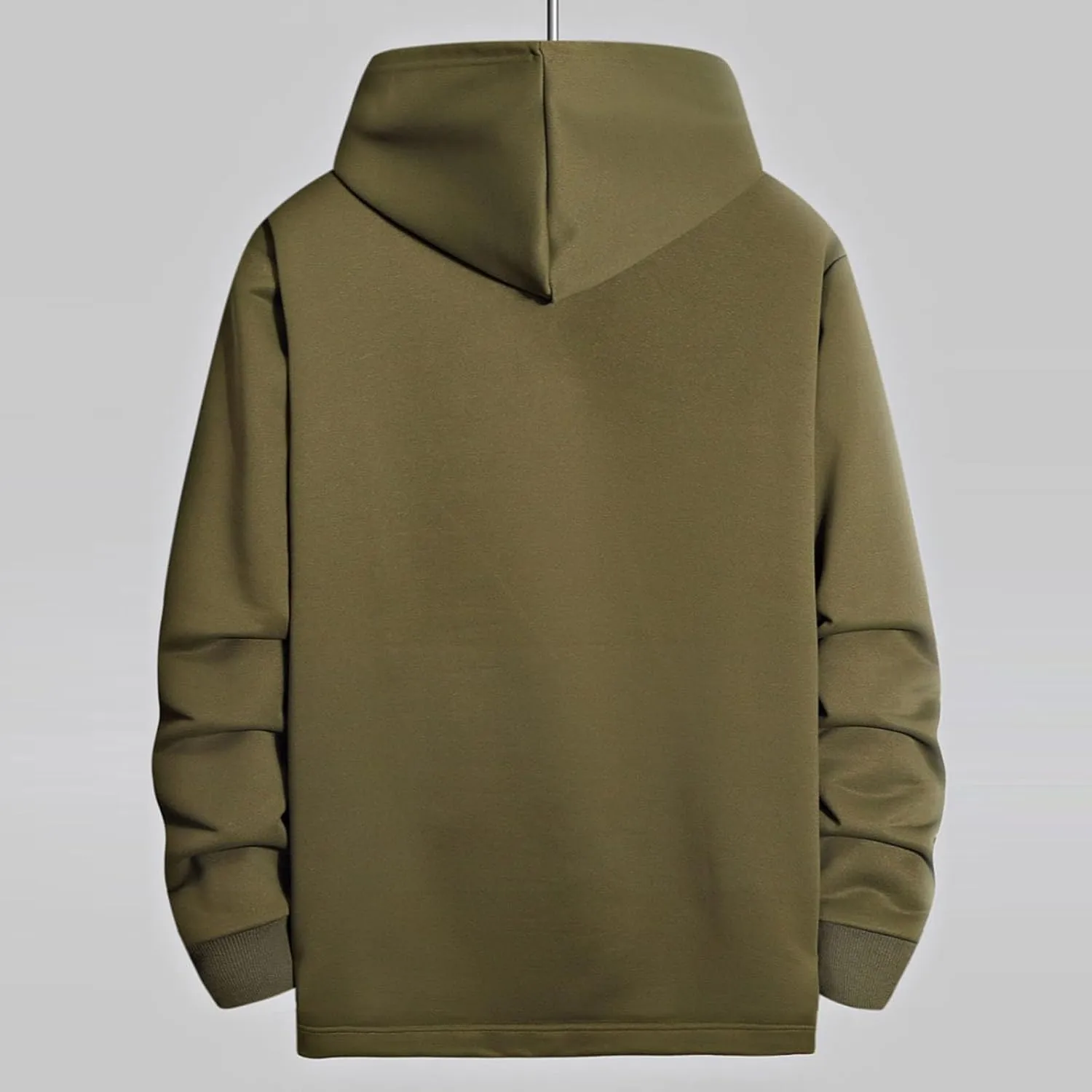 Men's Hoodies Basic Solid Vintage Drawstring Casual Loose Pullover Tops Big And Tall Comfy Lightweight Clothes 2024