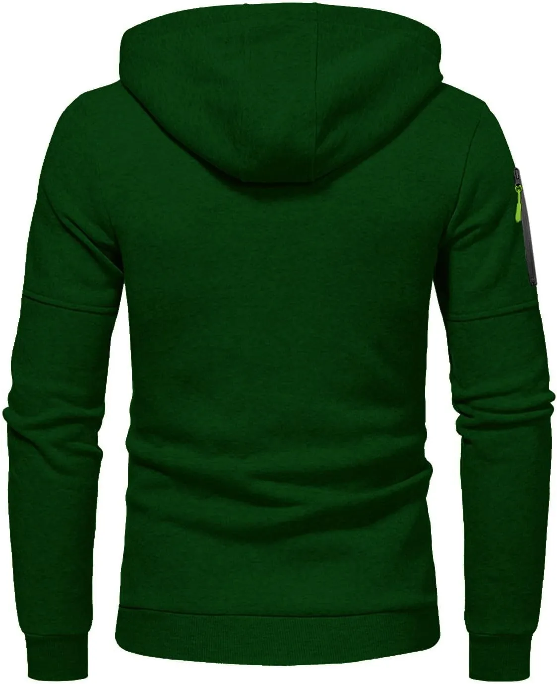Men's Hoodies Full Zip Casual Cotton Hooded Fleece Drawstring Hoodies Pullover Sweatshirts Casual Long Sleeve Shirts
