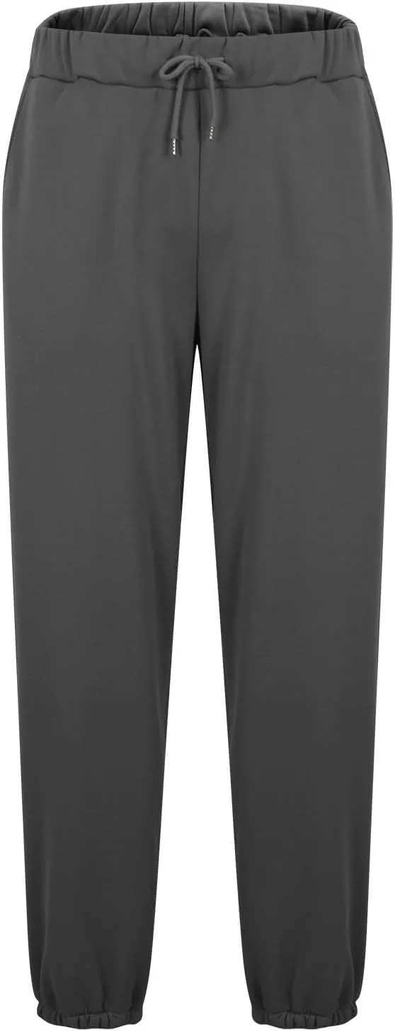 Mens Joggers Sweatpants Slim Fit Workout Training Plain Drawstring Elastic Waist Jogger Pants Cinch Bottom Pants